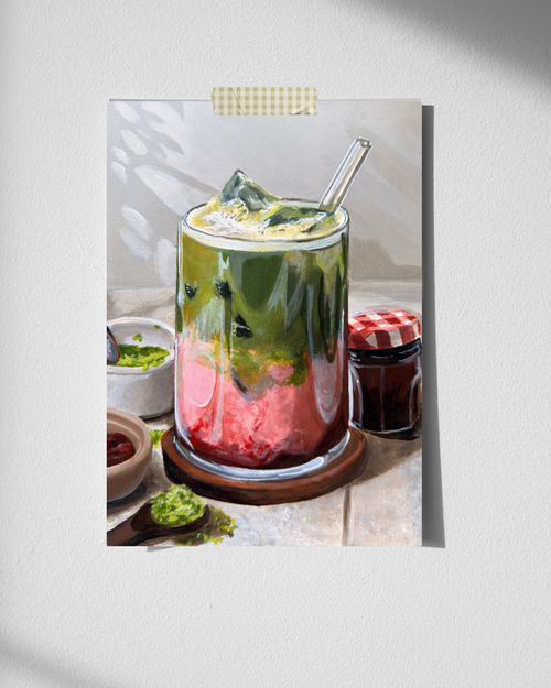 Strawberry Matcha