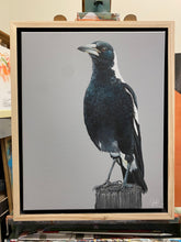 Load image into Gallery viewer, Full Body Magpie Painting 16&quot; by 20&quot; Acrylic Original