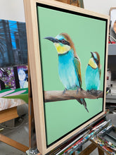 Load image into Gallery viewer, Rainbow Bee Eaters Painting 16&quot; by 20&quot; Acrylic Original