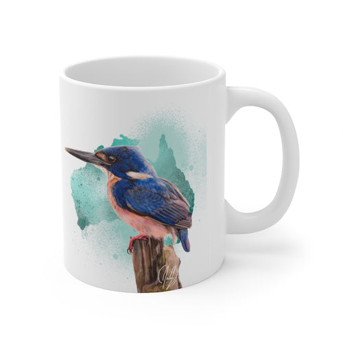 Kingfisher Ceramic Mug 11oz