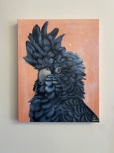 Load image into Gallery viewer, Red-Tail Black Original Painting